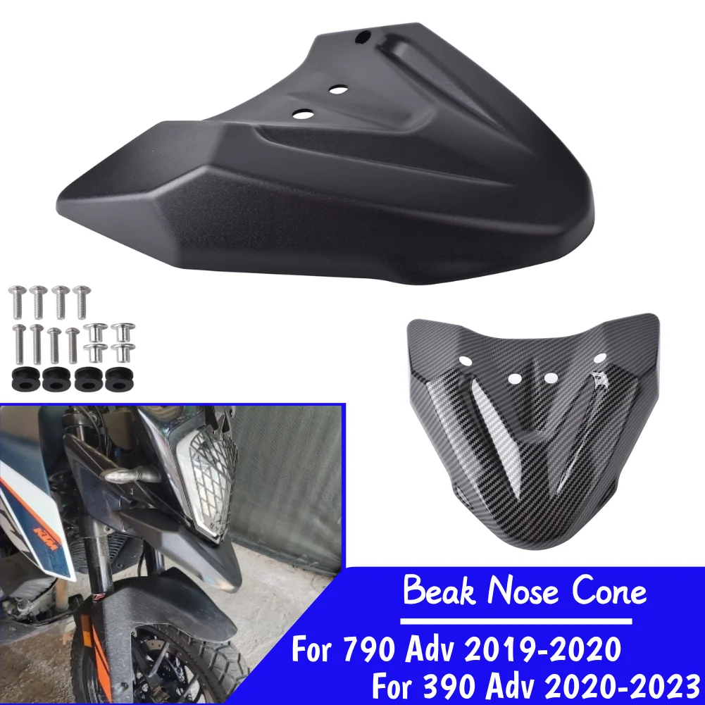 

790ADV 390Adv Beak Nose Cone For KTM 390 Adventure 790 ADV 2020-2023 Motorcycle Front Wheel Mudguard Extension Cover Accessories