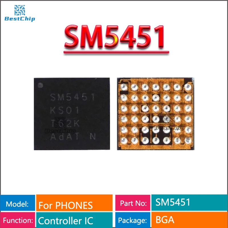 2Pcs SM5451 For Samsung Charging IC Chip