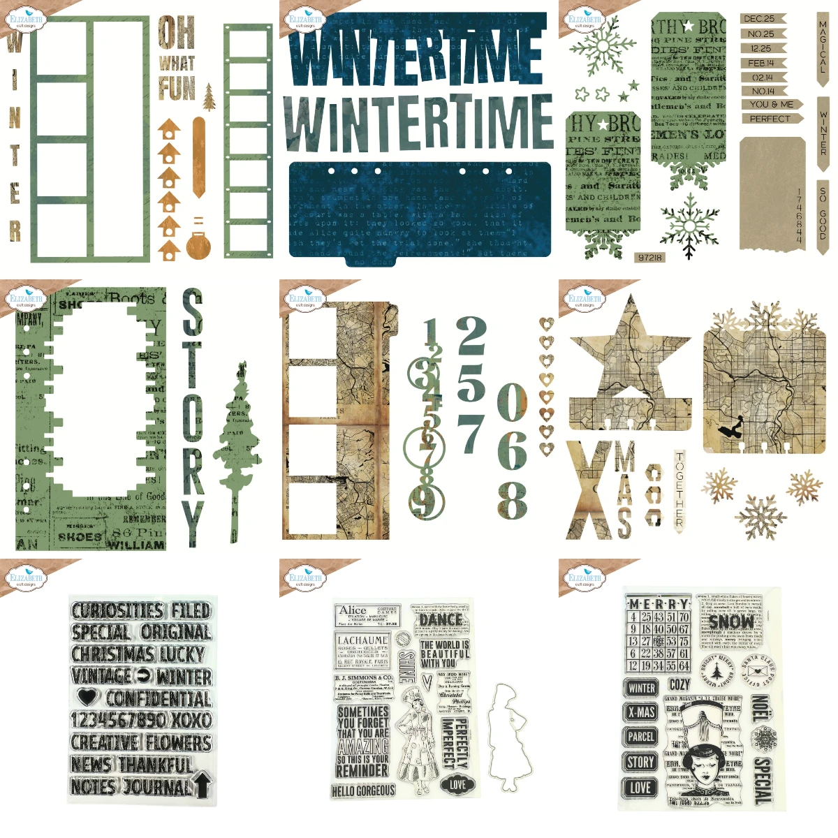 

Numbers and Five-pointed Stars Stamps 2025 New Dies For DIY Scrapbooking Crafts Maker Photo Album Template Handmade Decoration