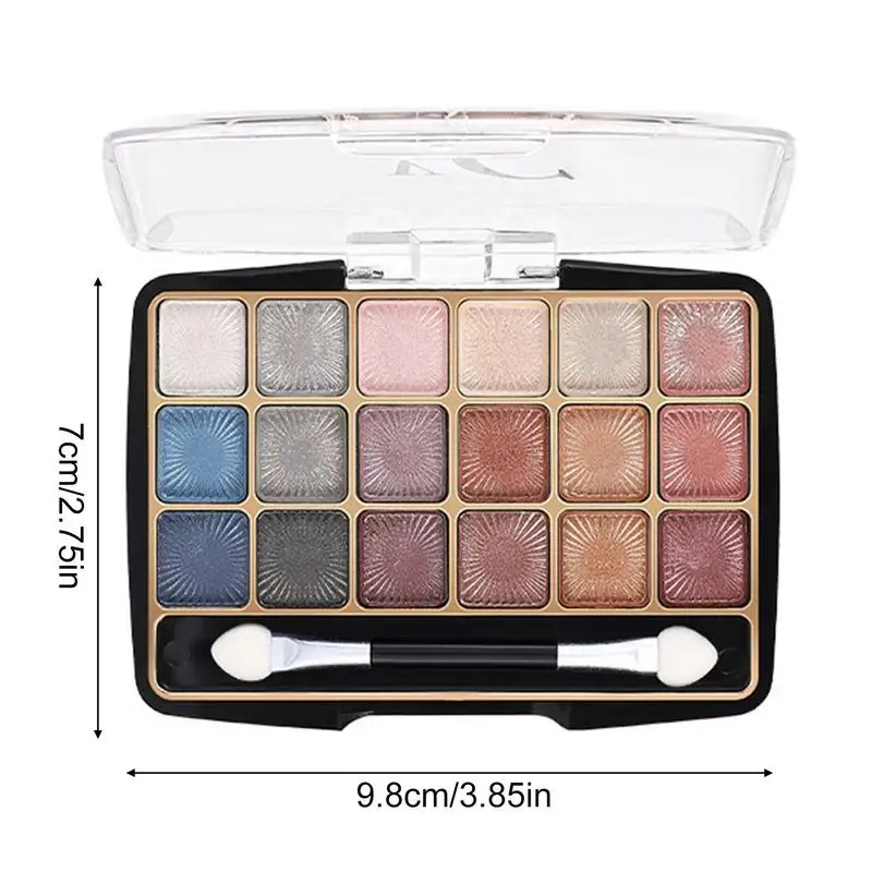 Waterproof Eye Shadow Palette Pearlescent Waterproof Eyeshadow Palette High Color Saturation Eye Makeup Tool For Weddings