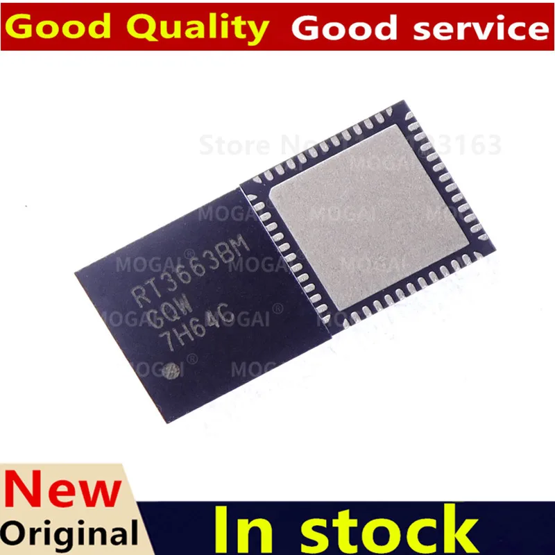 (2-5piece)100% New RT3663BCGQW RT3663BC RT3663BMGQW RT3663BM RT3663BR RT3663BRGQW QFN-52