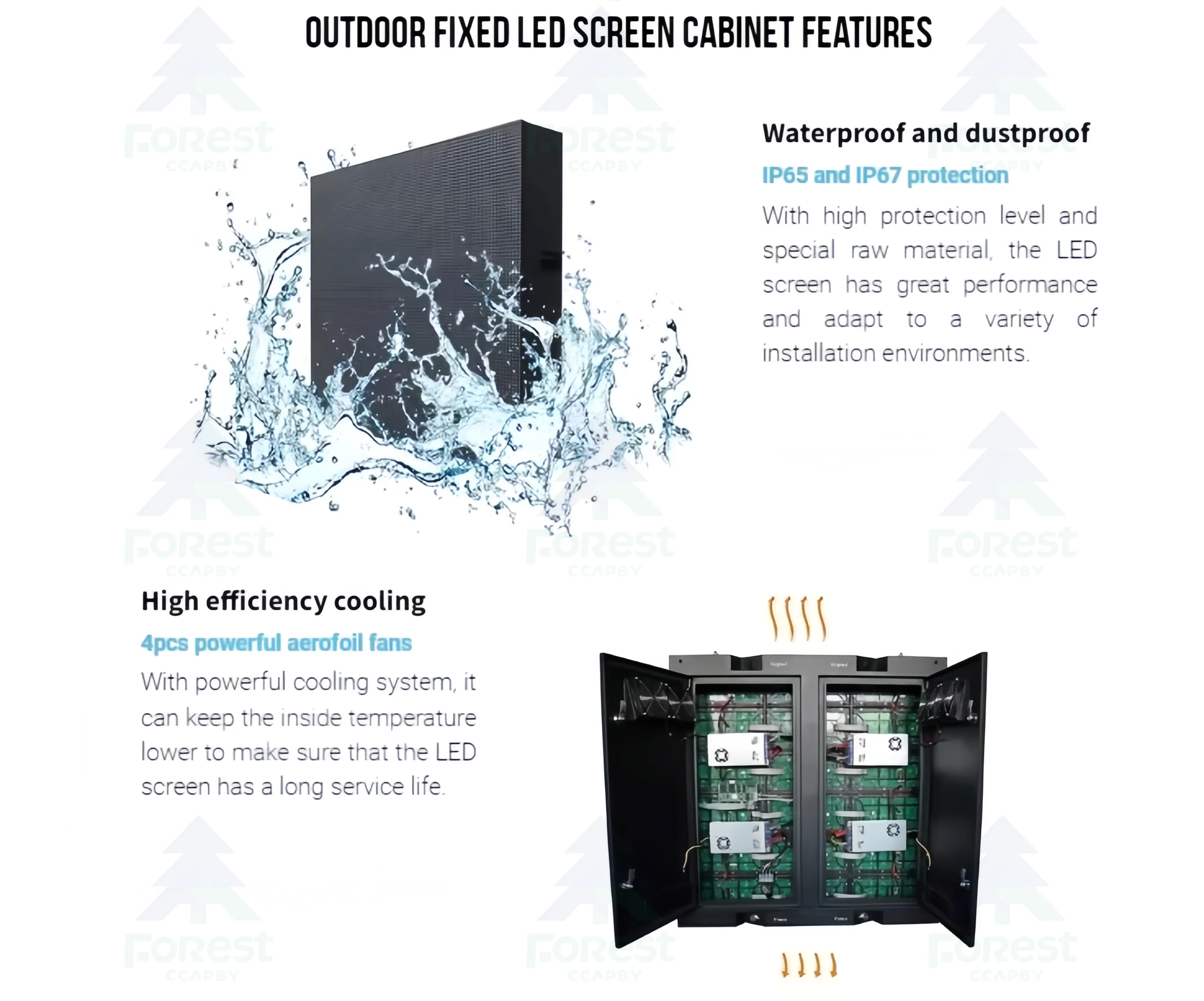 Customized P3.076 Outdoor Screen, 960*960mm Outdoor LED Display For Advertising, LED Display