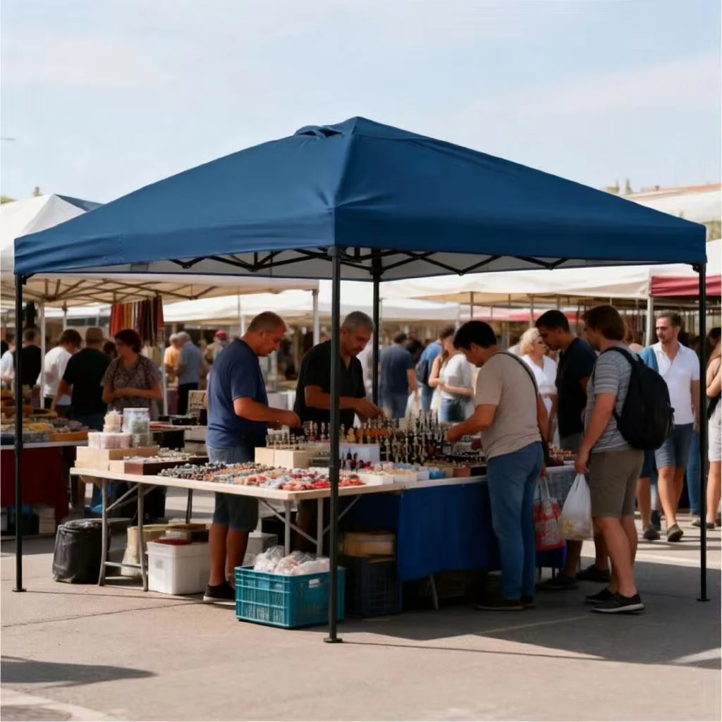 10x10 Pop Up Canopy Tent Outdoor, Portable Instant Heavy Duty Commercial Canopies Shelter UPF50Coated for Patio Party