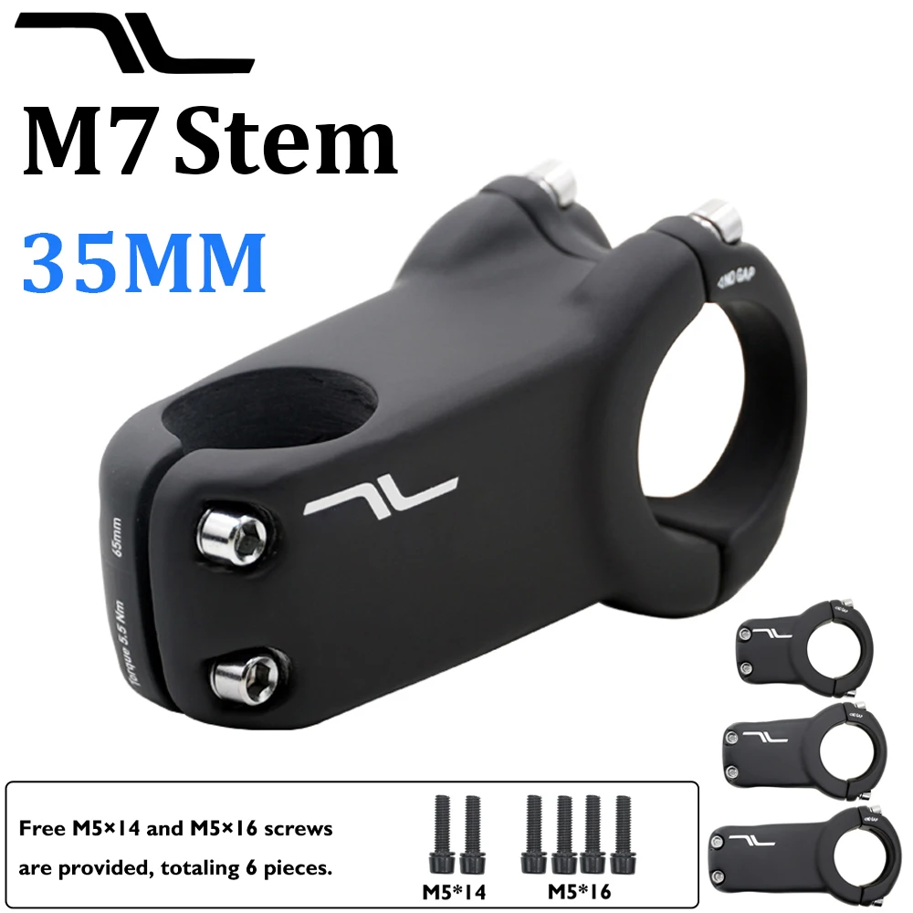 

M7 carbon fiber mountain bike stem, 35mm clamp diameter, high-strength lightweight, for off-road enduro bikes, bicycle parts