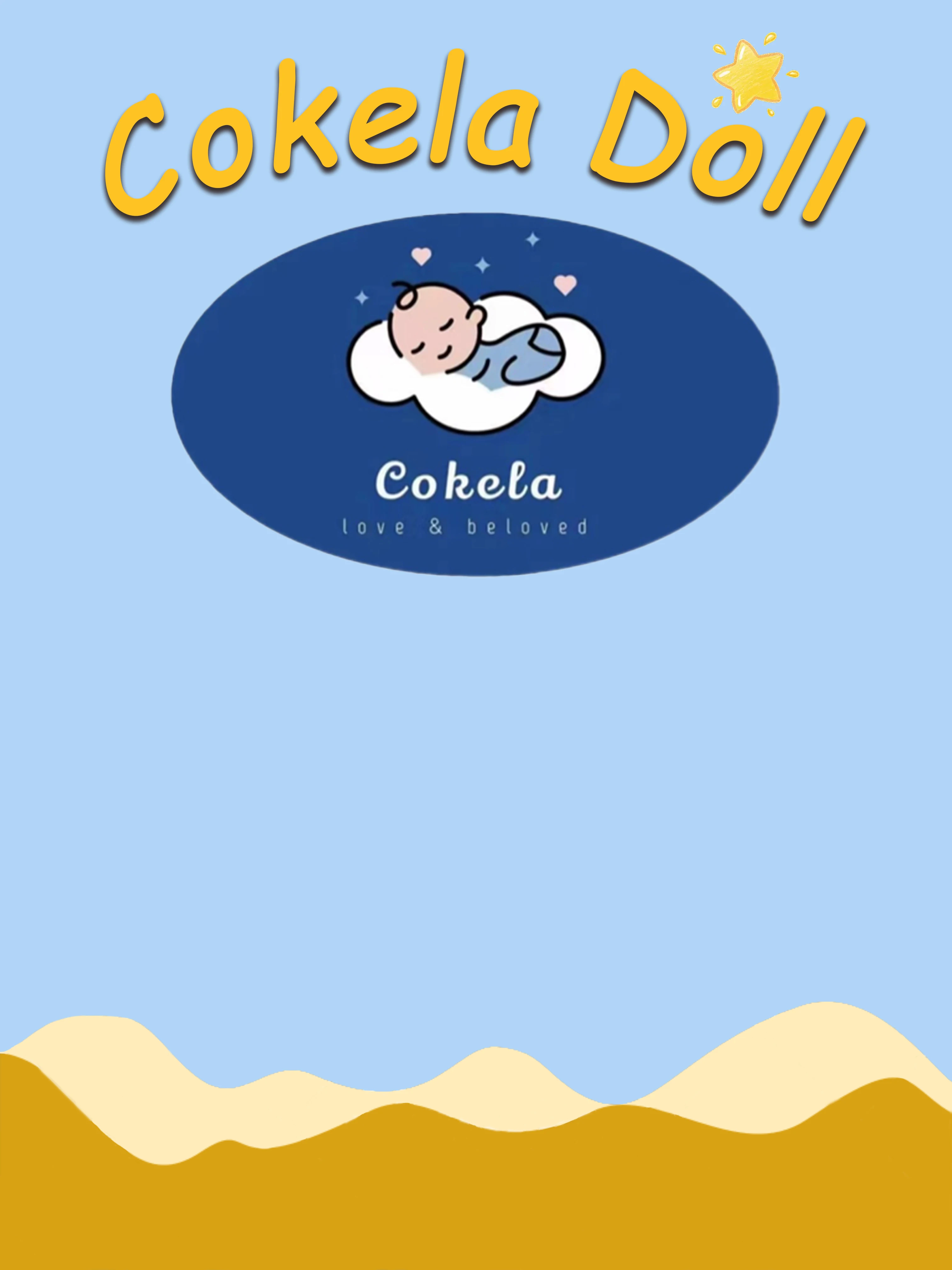 

Cokela 24 inch/60 cm Real Baby Doll Handmade Art Doll Cute Sleeping Newborn Silicone Baby Doll Realistic Reborn
