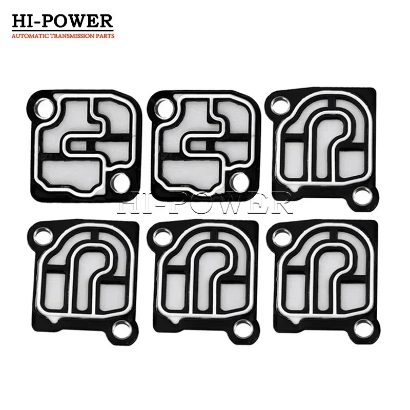

6x 0B5 DL501 DSG Transmission VFS Clutch Solenoid Gasket Filter For Audi Q5 A6 198971 Gearbox Main Oil Pressure Solenoid Gasket