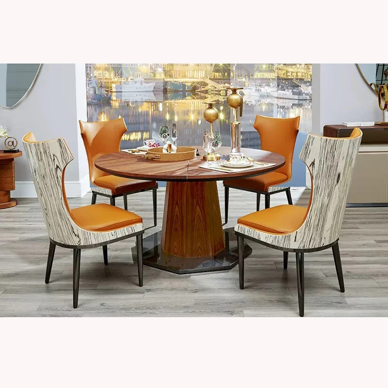 Hollywood Sonia Wooden Dining Table 1.5m Modern Simple Luxury Dining Table Restaurant Furniture