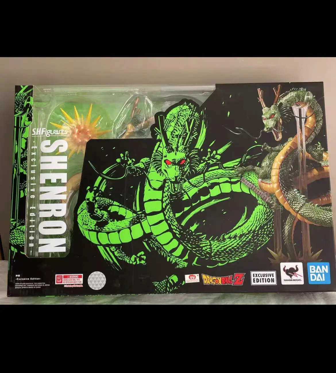 100% Original Bandai Sh Figuarts Shf Dragon Ball Sdcc Shenron Exclusive Edition Action Figures Anime Model Toys Figura Pvc Gifts