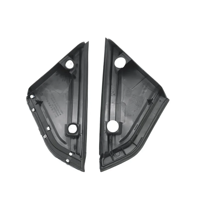 Prominent 2 PCS Car Front Window Triangle Panel Triangular Decorative Panel 9647011377 96470112777 Black ABS For Citroen C4 04-1