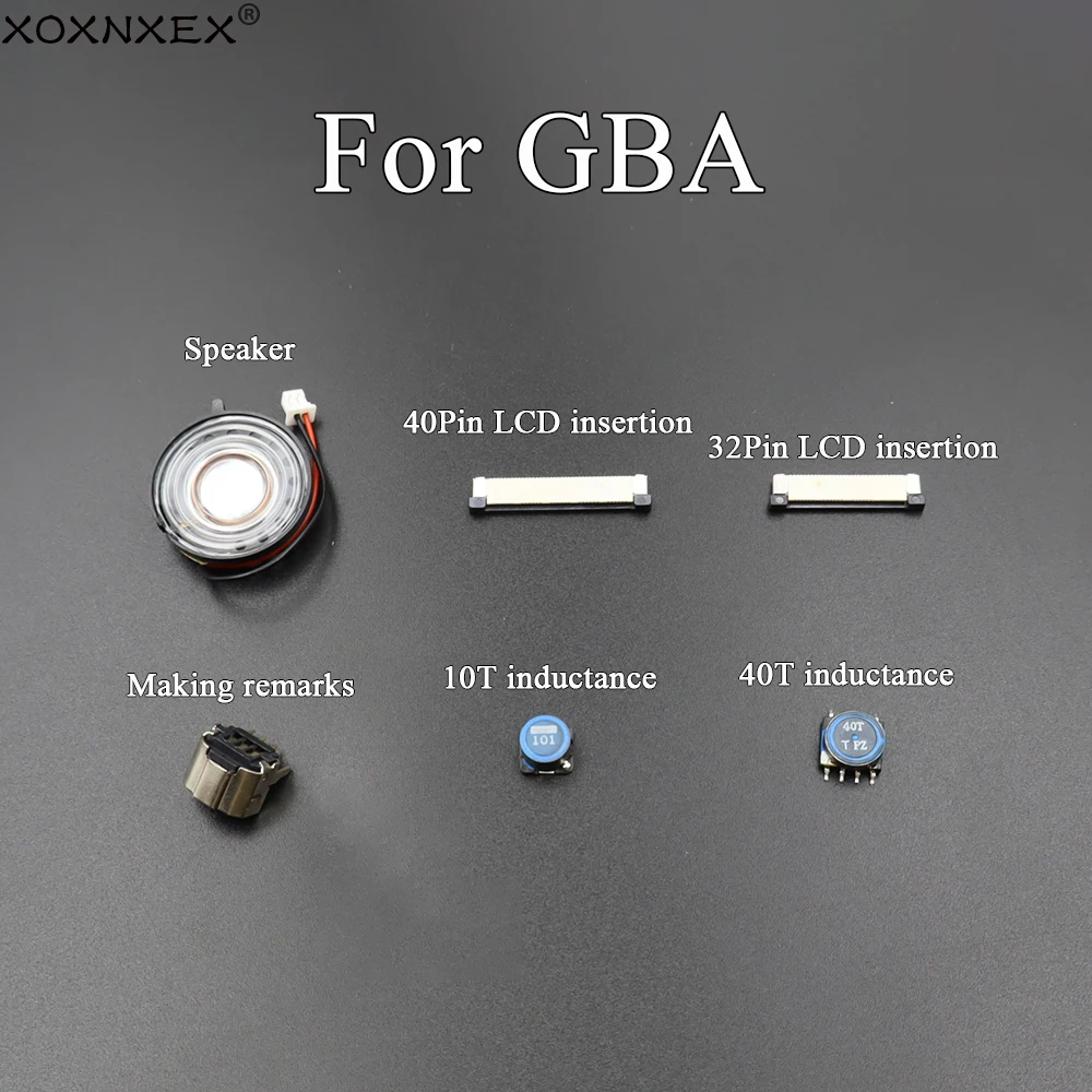 1pcs For GBA Game Console Maintenance Accessories For GBA LCD Insert Capacitor Inductor Speaker Power Supply Volume Switch