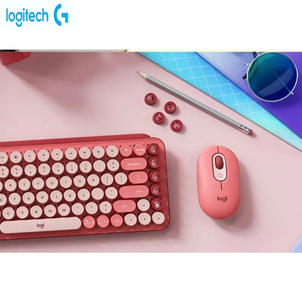 Logitech（G）POP Wireless Bluetooth Ergonomic Mouse for Office And Home Use Compatible with Laptops And Gaming Machines Computer