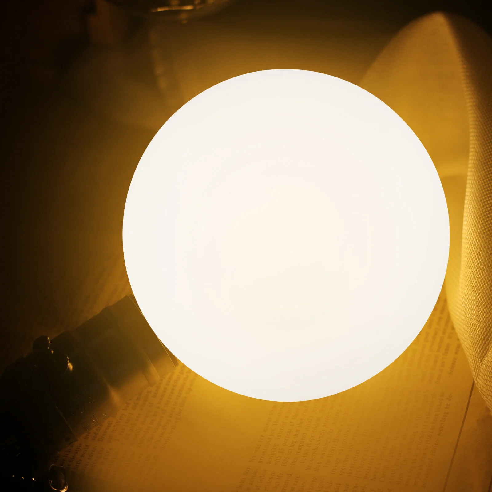 Penutup lampu pengganti bola putih susu perlengkapan dunia penutup dinding teras kipas langit-langit