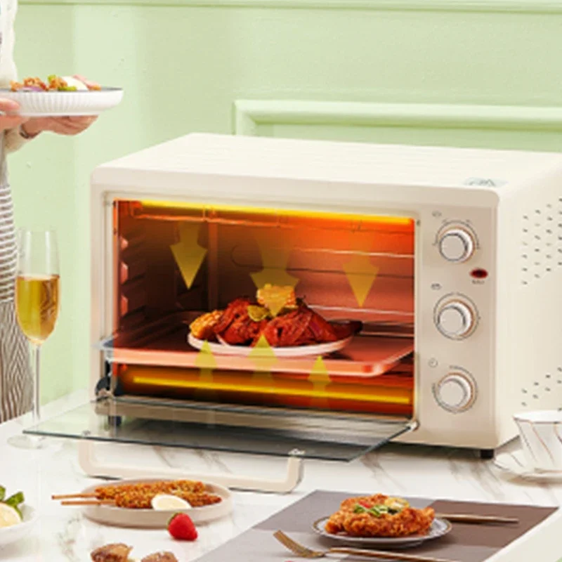 

Fully automatic commercial oven, 48-liter large capacity multi-functional electric oven for home use, can bake cakes.