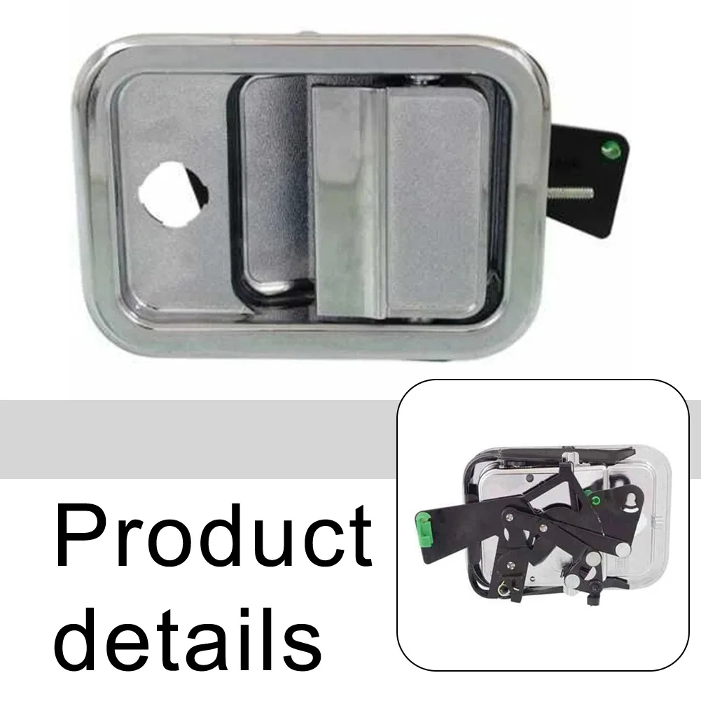 A1842228002 Handle Black Silver Left Door Handle Quick Install Wear-resistant Replacement Installation Fleet Maintenance