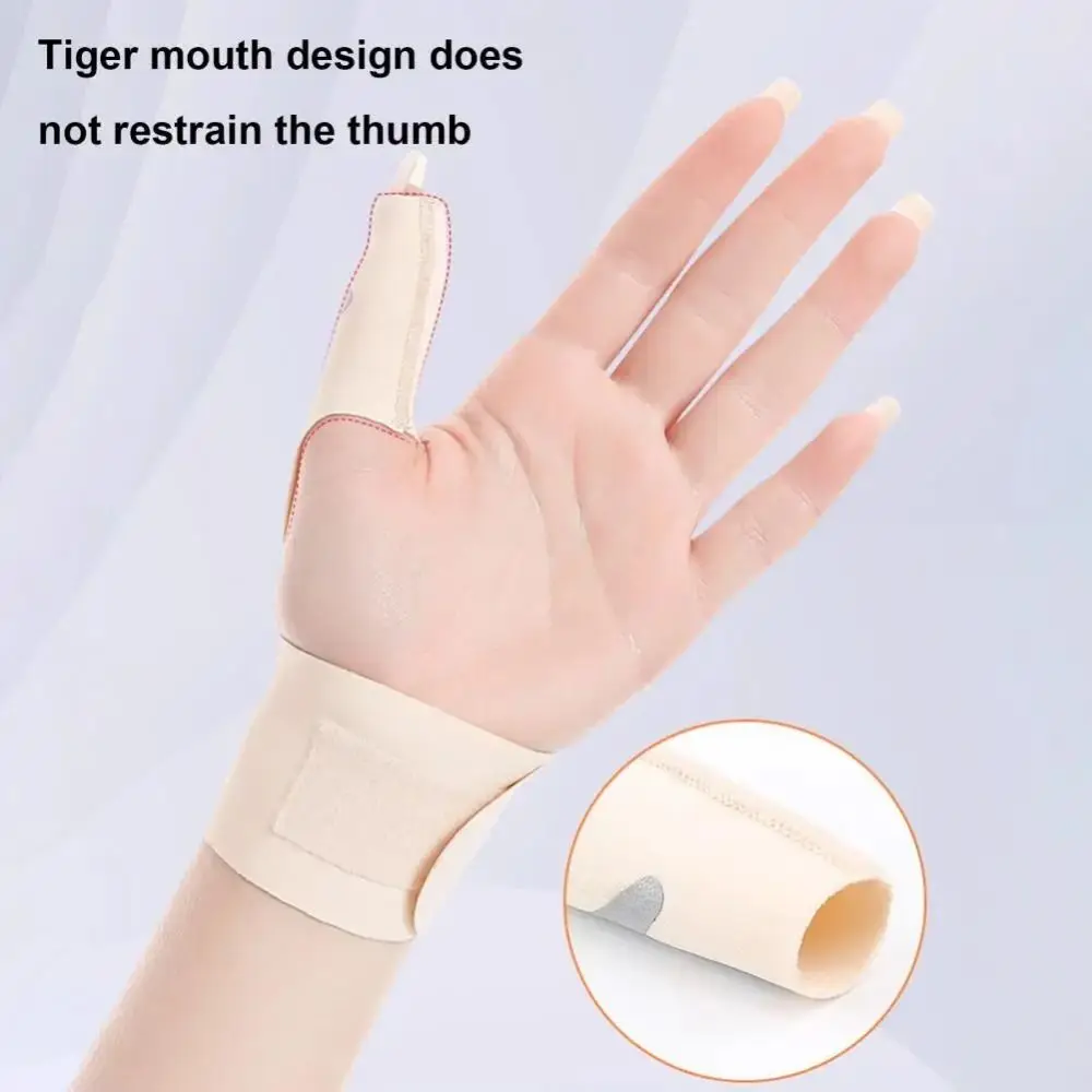 Adjustable Thumb Protect Wristband Lightweight Soft Gym Sports Wristband Difficult To Pilling Safety Fitness Strength Band