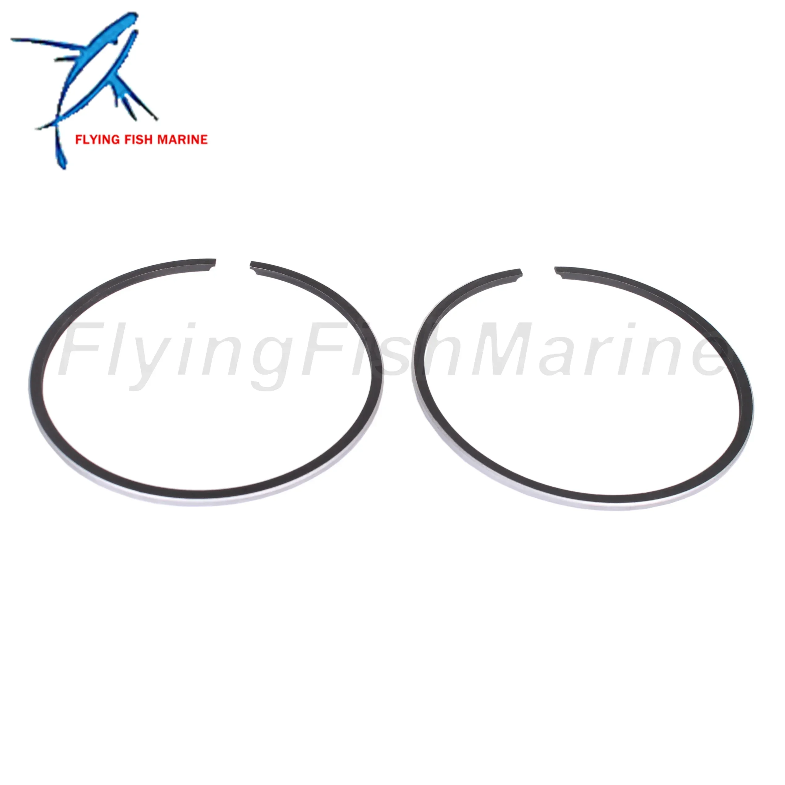 Outboard Motor 688-11605-A0 Oversize Piston Ring for Yamaha 48HP 50HP 55HP 75HP 85HP, 82.5mm 0.5mm O/S