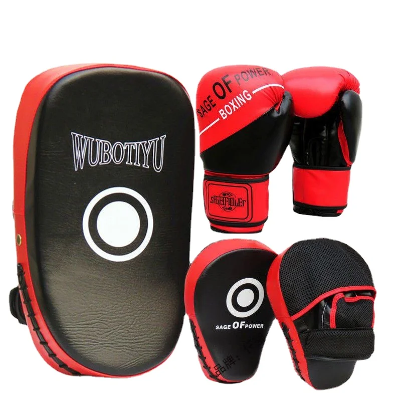 

Children's Adult Boxing Set Combination Boxer Set Hand Target Foot Target Reaction Training Accompanying Fighter Sanda Training