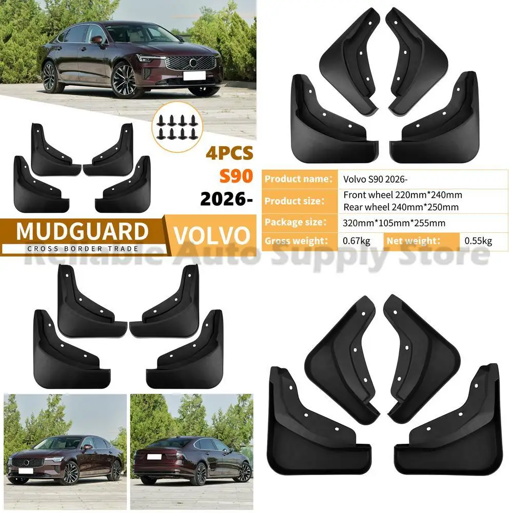 

For Volvo S90 2026 Car Mud Flaps Fender Liner High Quality Durable Weather Resistant Fast Shipping Available