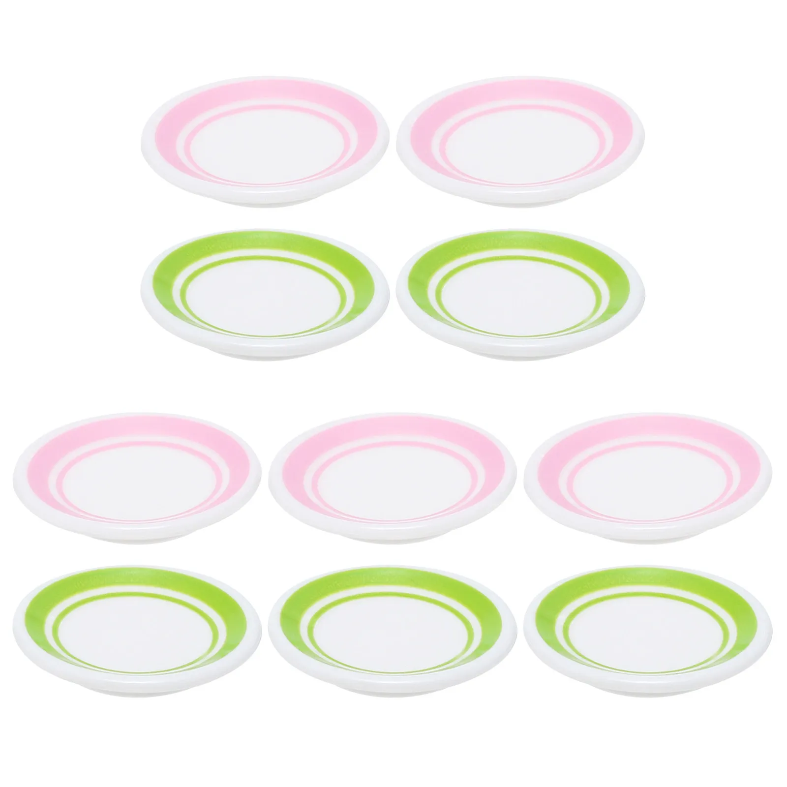 

10Pcs Miniature Plates High Quality ABS Material Mini House Decor Realistic DIY Accessories Romantic Scene Food Plates Tableware