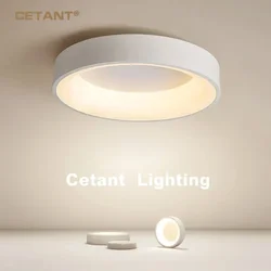 Nordic Ceiling Light Modern LED Lamps 40/50CM For Living Room Bedroom Study Restaurant Home Indoor Round Decor Lighting Fixture