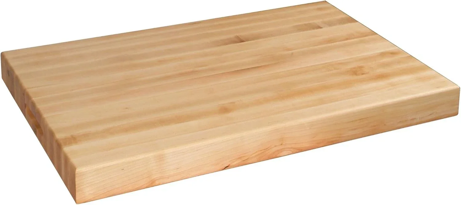 Maple Wood End Grain Cutting Board for Kitchen Prep, 30