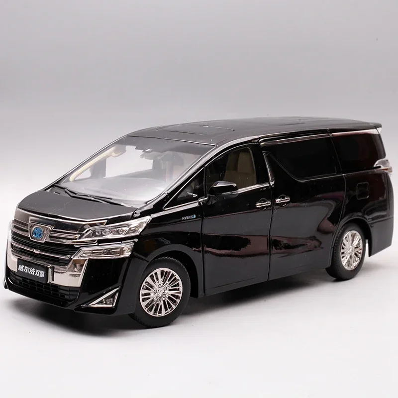 Die-Cast Liga Modelo de Carro de Negócios, MPV Motor Duplo, Toyota Brinquedos, Decoração Presente, Escala 1:18, Wilfa