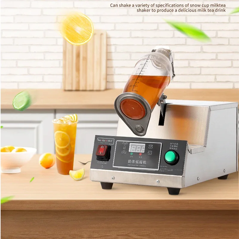 Automatic Milk Tea Shaking Machine Bubble Tea Equipment Intelligent Milk Tea Rocking Machine for Cafe Drinks Shop