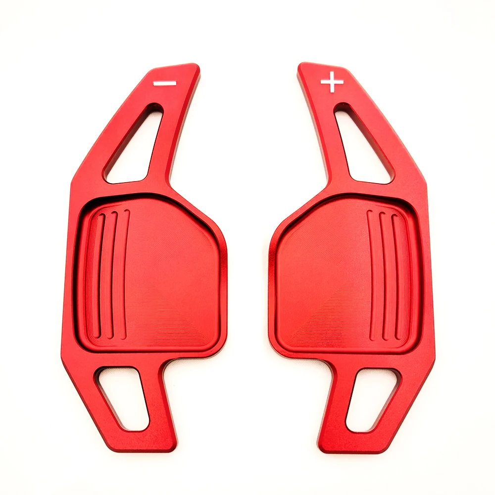 

2Pcs Steering Wheel Paddles Extension Shifters for Audi A4 B8 A3 8P S3 A5 A6 S6 C6 Q5 A8 R8 TTS MK2 8J Avant DSG Car Styling