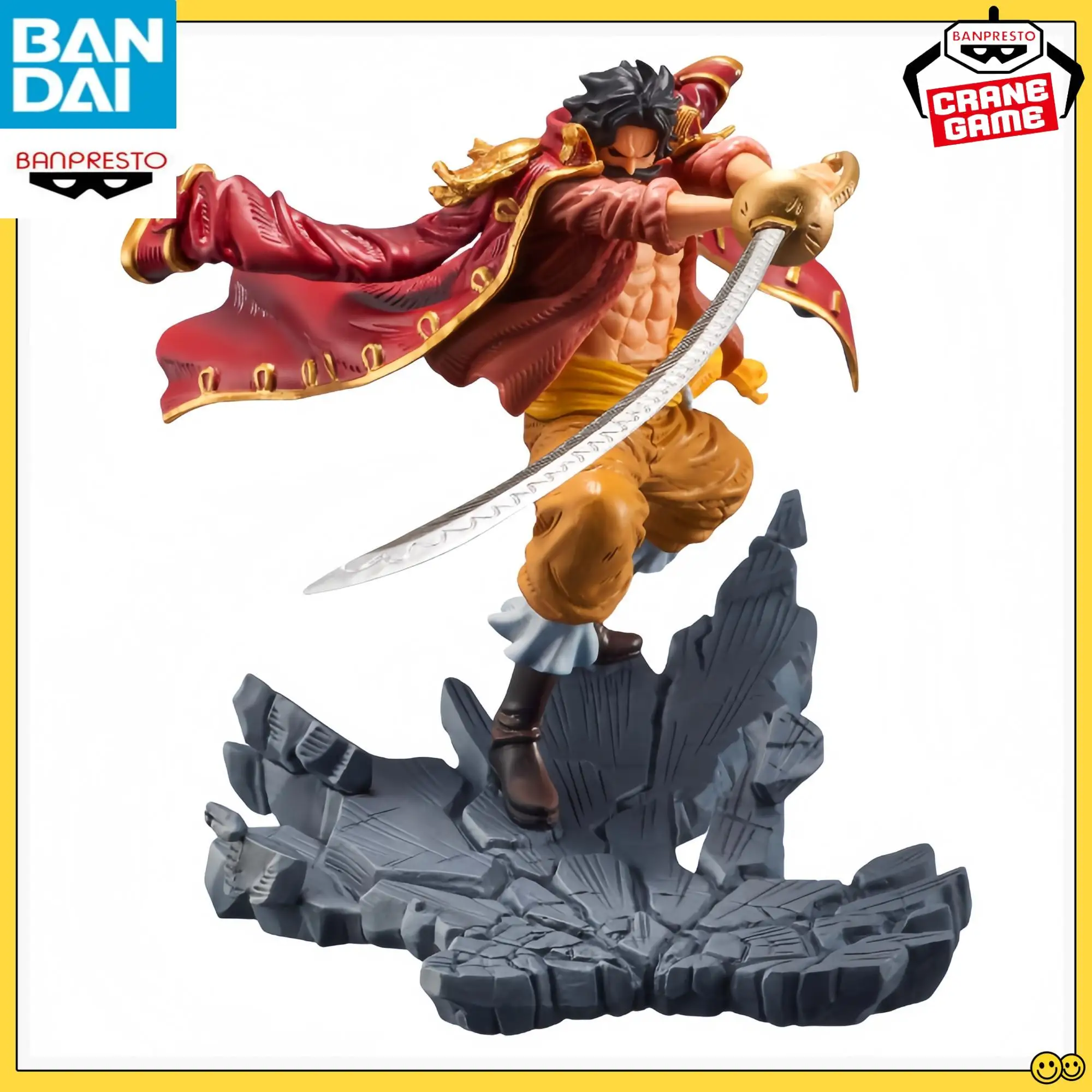 

Banpresto One Piece Manhood Special Ver Action Figures Set - Gol DRoger & Edward Newgate Battle Scenes Combat Stance Collectible
