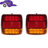 1pc 12V Waterproof Car Truck LED Rear Tail Light Warning Lights Rear Lamp Stop Turn Signal Light 20LED for Car Trailer Truck
