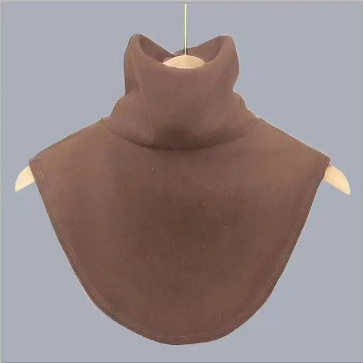 High Collar Thermal Neck Gaiter for Men Women Thick Dralon Warm Fake Collar Neck Cover Soft Stretch Windproof Neck Warmer