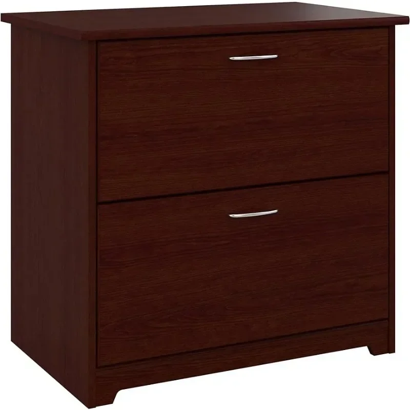 Bush Furniture Drawer Lateral File Cabinet In Harvest Cherry | Letter, Legal, And A4-size Document Storage For Home Office