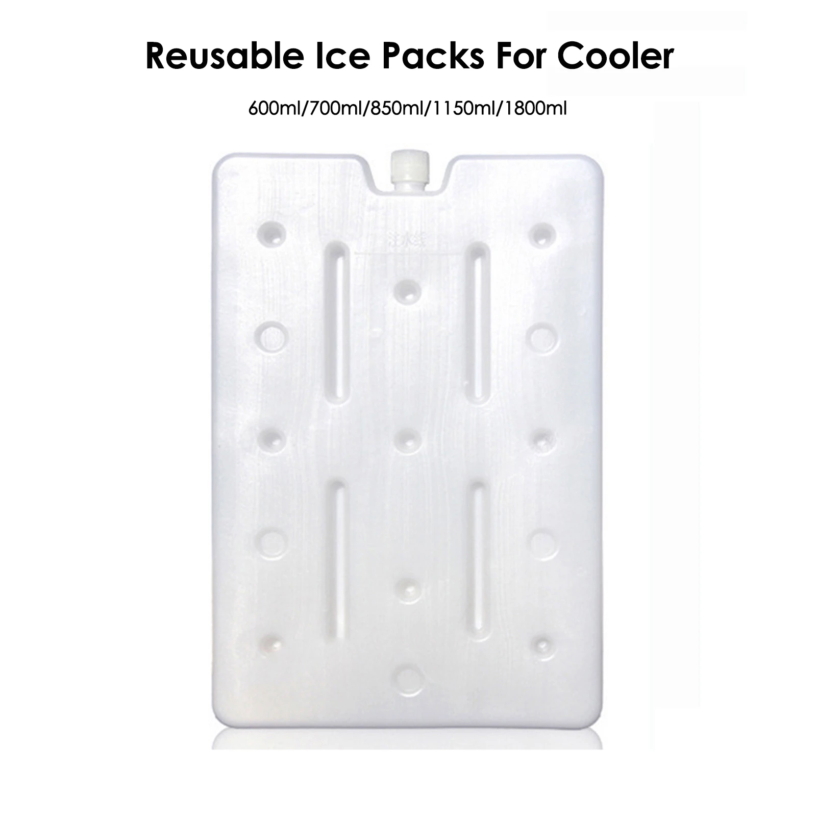 Reusable Gel Freezer Pack Refrigerator Ice Blocks Ice Crystal Box Cold Freezer Pack Picnic Fresh Food Cooler Water Injection Box