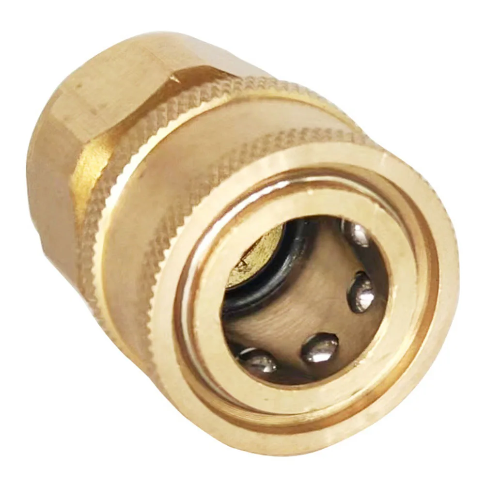High Quality Ingeniously Designed Connector 1 Set 22*1.5 Copper Gold Color High Pressure Home Plumbing High Quality