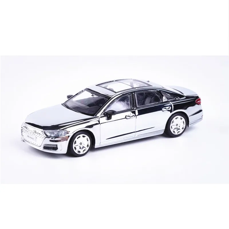 

Модель автомобиля JKM 1:64 A8-L Electrosilvering 2021 из сплава