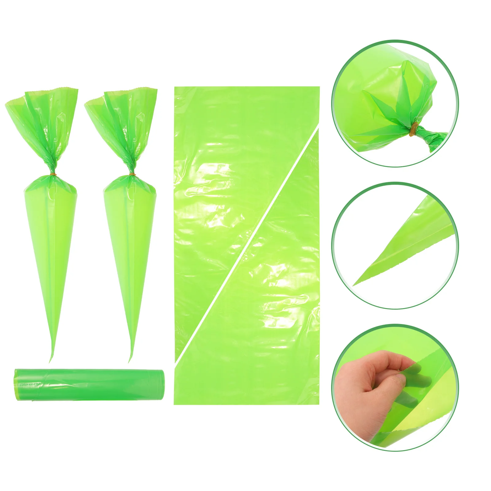 

50Pcs Grout Bags Masonry Piping Cement Bag Tough Tear-Resistant for Tile Installation and Cement Grout Masonry Tools