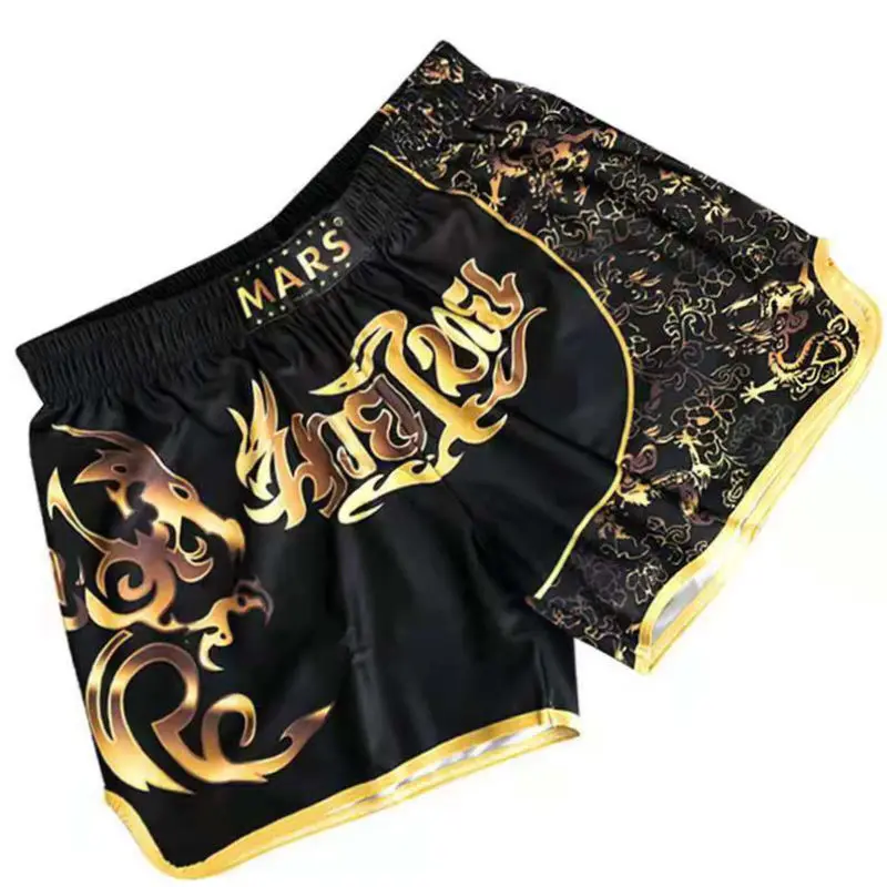 Fighting Gym Muay Thai Shorts Professional Boxing Sanda Suits Training Competition Fighting Fighting Shorts Fitness