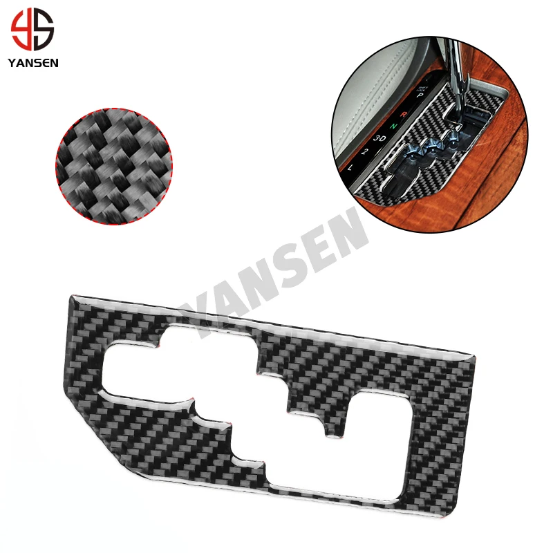 

Car Center Console Gear Shift Panel Carbon Fiber Cover Sticker Trim For Toyota Camry 2006-2011 Car Accessories