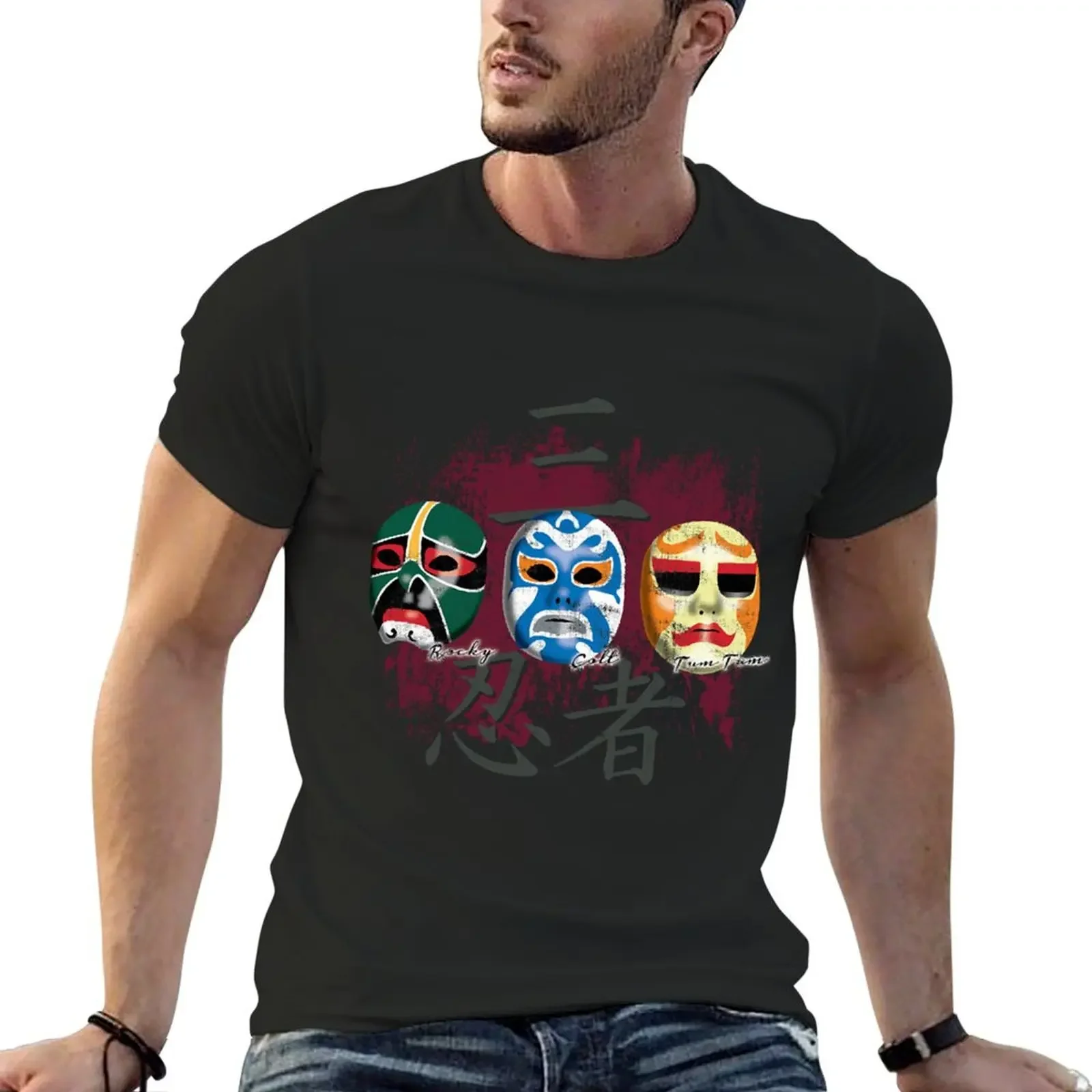 

3 Ninjas Masks T-Shirt customs shirts graphic tee baggy shirts big and tall t shirts for men