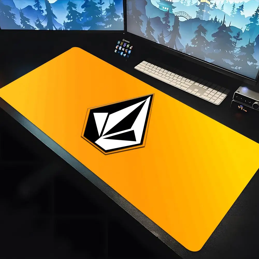 

Коврик для мыши Volcom «сделай сам», большой коврик для мыши с клавиатурой, настольный коврик, флирт, нескользящий резиновый игровой коврик для мыши, ковер для ноутбука 600x300
