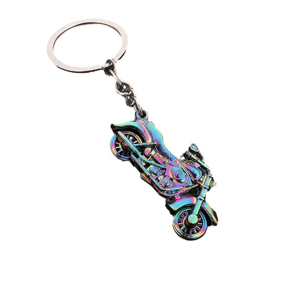 Simulation Motorcycle Mini Motorcycle Model Keyring Pendant Motorcycle Cute Simulation Car Keychain Cute Zinc Alloy