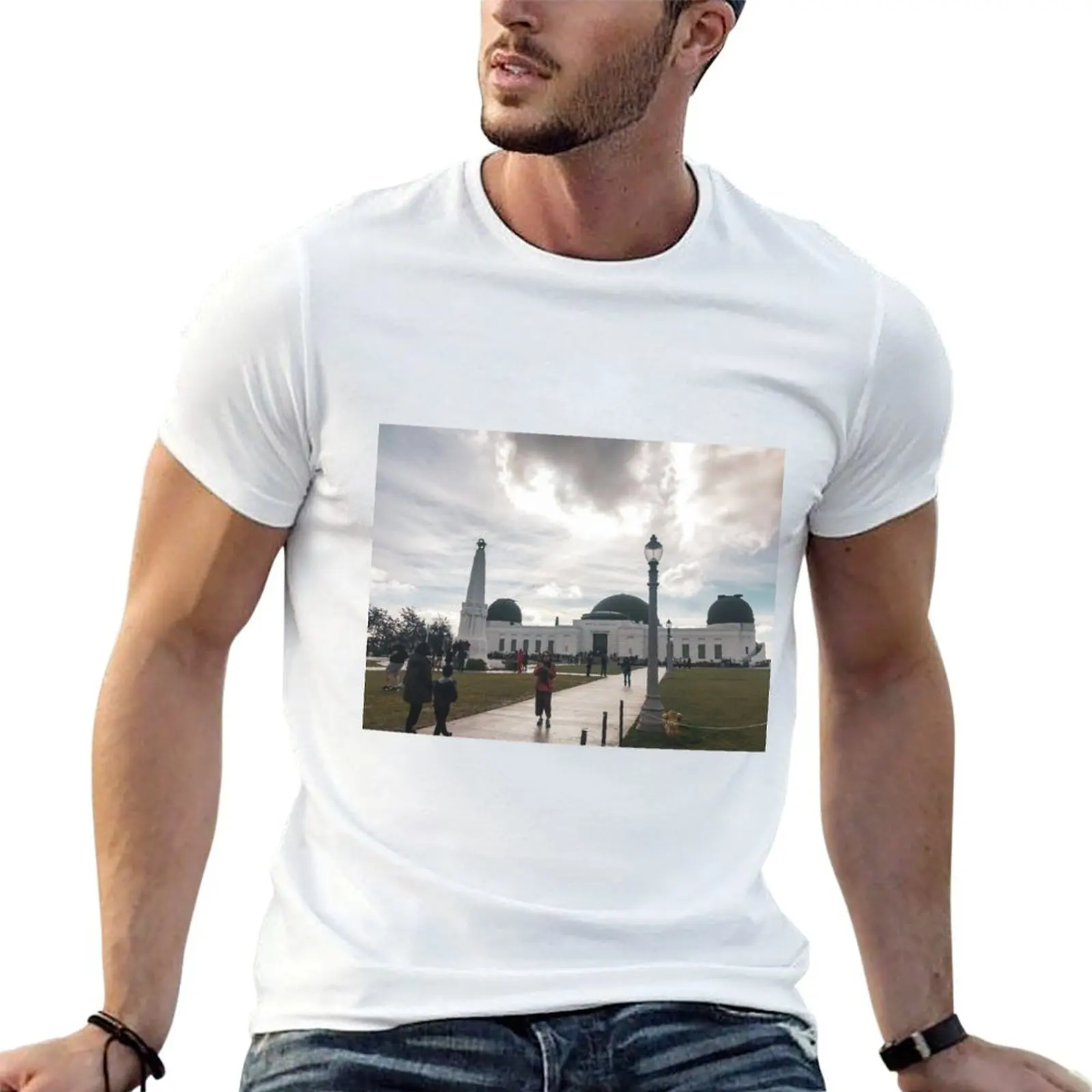 griffith observatory T-Shirt Anti-Perspiration Workout Top