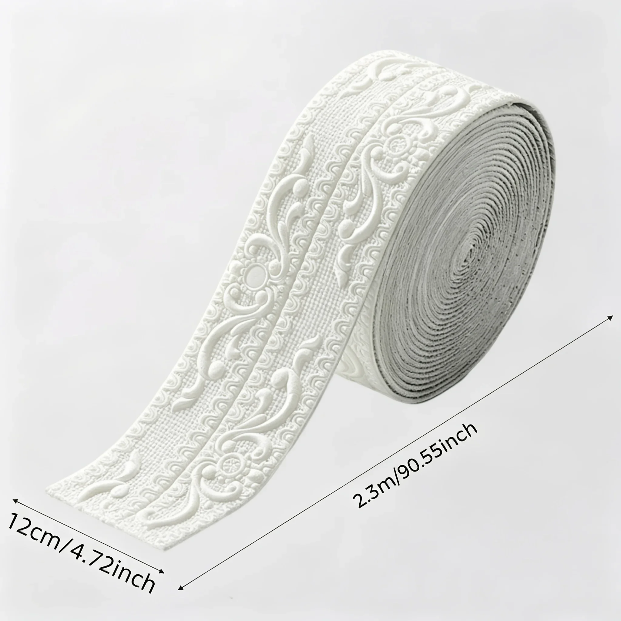 1Roll Self-Adhesive Ceiling Corner Line Sticker, Waterproof Antifouling Decor Strip for Wall Floor Seam Baseboard