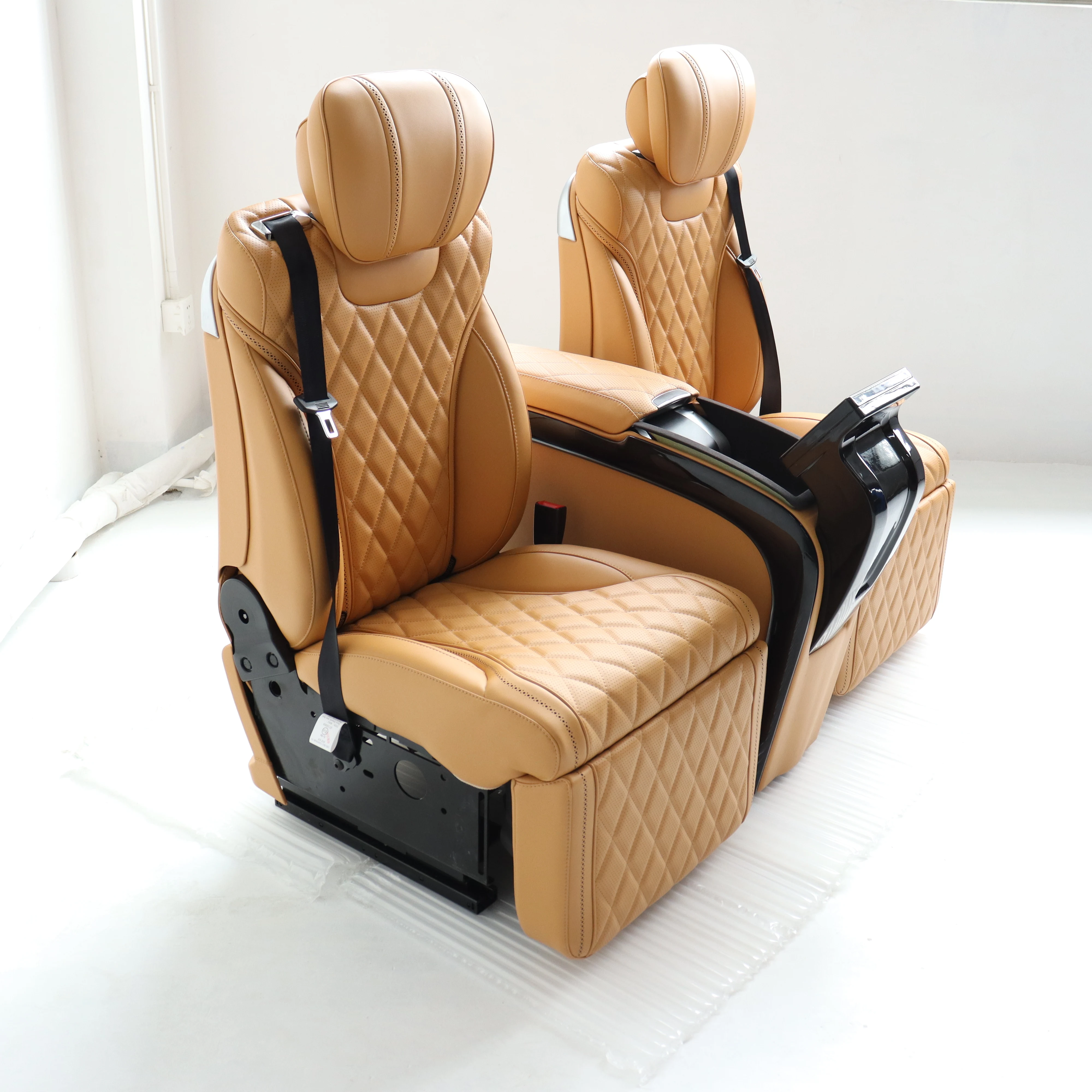 Hot power seat with head rest/ recline/sliding/foot rest/ ventilation/heating/massage/ and central console