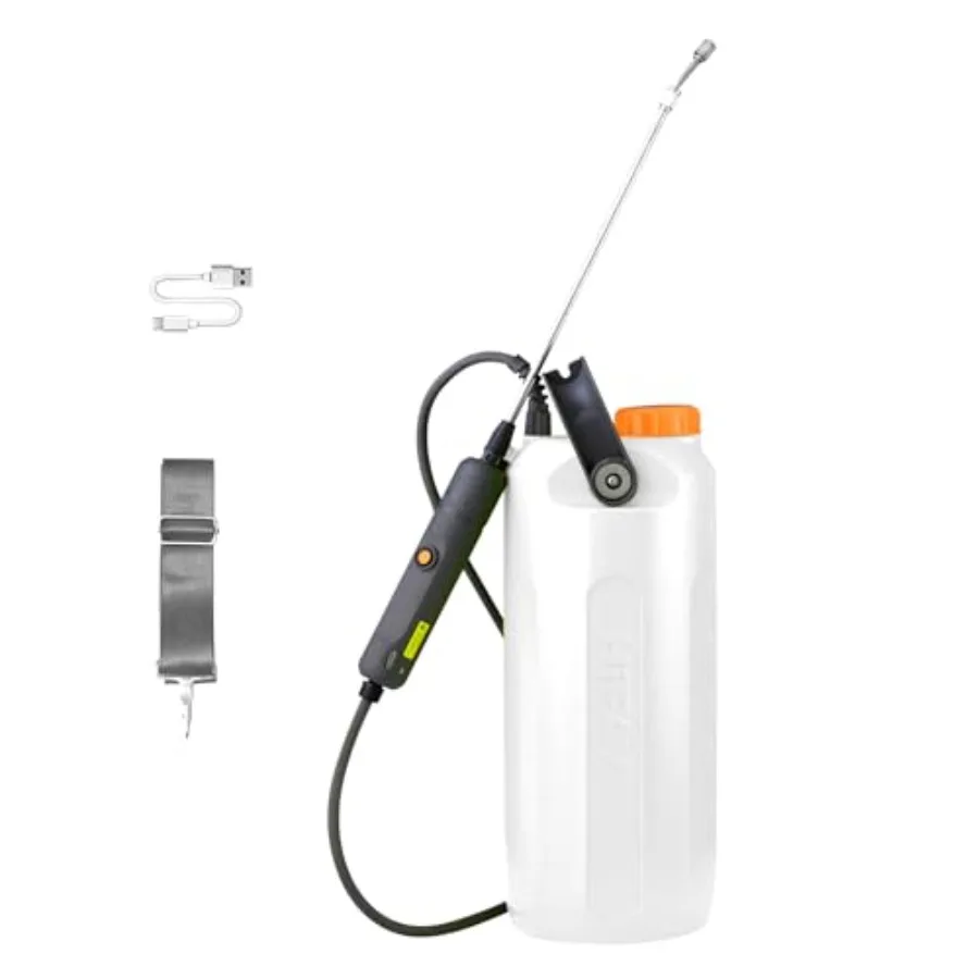 

ESX-8 Electric Sprayer Garden Sprayer 2 Gallon Weed Sprayer in Lawn and Garden Rechargeable Battery Powered Sprayer with Telesc