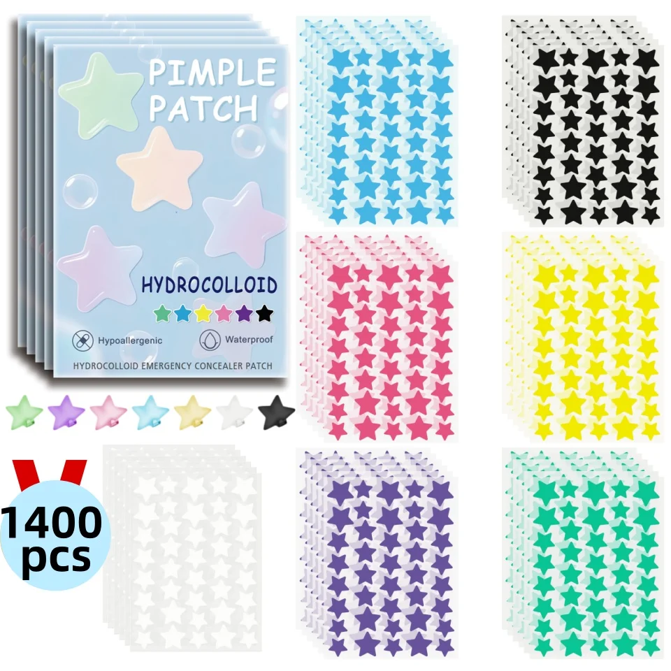 1400Pcs Star Acne P… - image