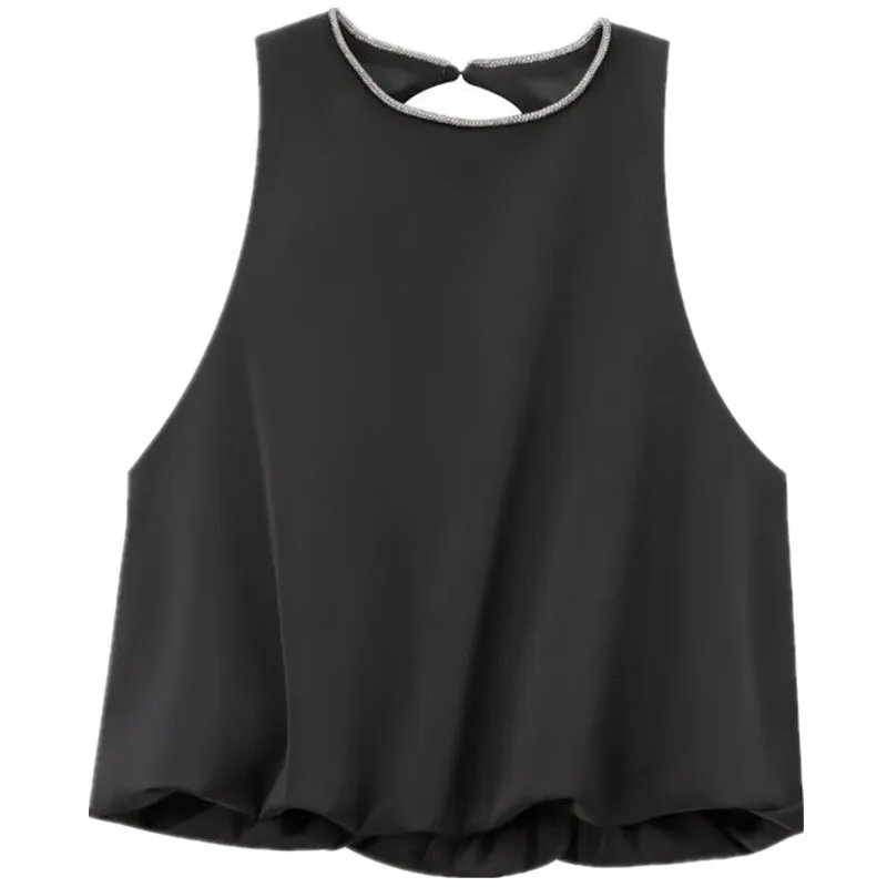 

Women's Faion Bal round Ne Svel Top Balloon Sle ort Length New Autumn Winter Clothing Versatile Matching
