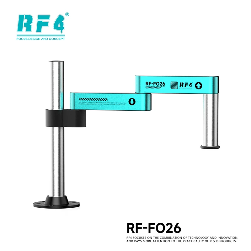 RF4 RF-FO26 Microscope Support Swing Arm Stand Ultra-strong Alloy for Microscope Repair and Inspection Support Tool