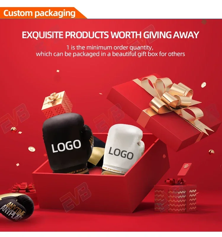 قفازات الملاكمة الثقيلة ذات التصميم المخصص للتدريب