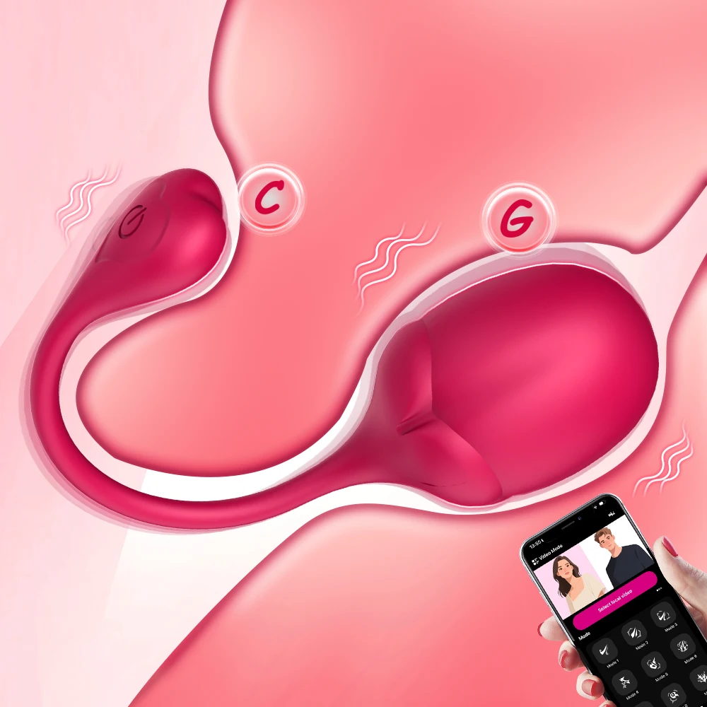 G Spot تهتز المهبل محفز يمكن ارتداؤها بلوتوث الجنس لعب لسيدة APP التحكم اللاسلكي الاهتزاز AV الحب البيض هزاز 18 + #4